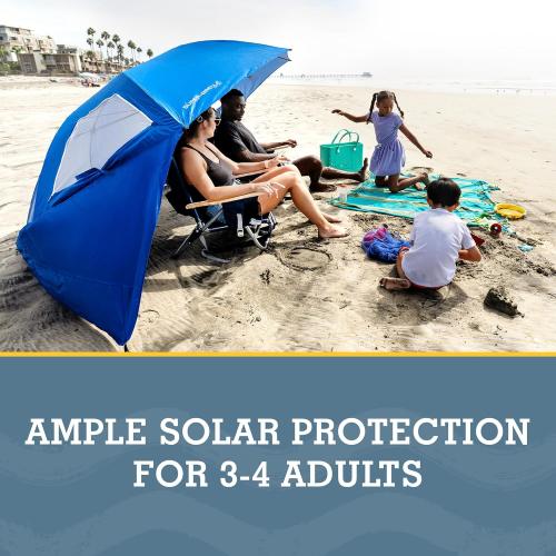Sport-Brella Super-Brella SPF 50  Sun and Rain Canopy Umbrella for Camping