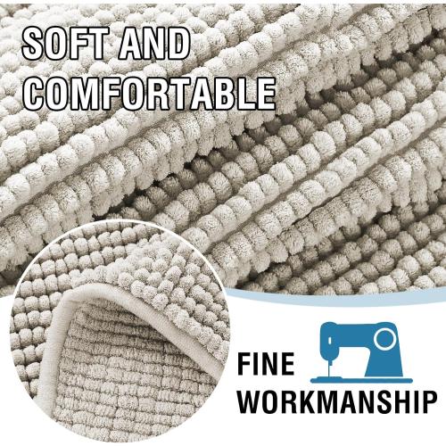H.VERSAILTEX Plush Chenille Dog Bed Cover Thick Soft Sofa Cover for 3 Cushion Couch Anti Slip Couch Cover Furniture Protector for Dog, Pet, Cat (35 x 74, Oatmeal)