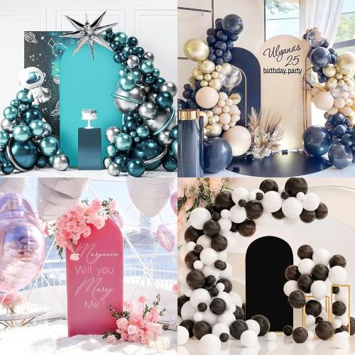 Set of 3 Wedding Arch Cover Stretchy Spandex Fabric Backdrop for Arch Stand