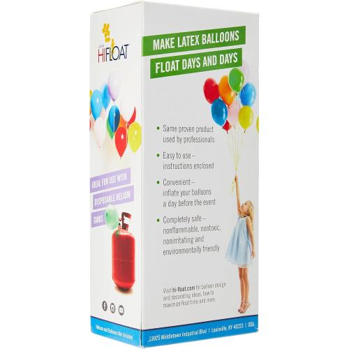 Hi-Float Company Ultra Hi-Float with Pump Balloon Treatment, 16 oz, Multicolor …