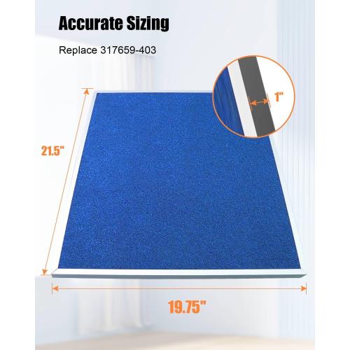 317659-403 Fan Coil Filter 19.75 x 21.5 x 1 Fit for Bryant Carrier Payne Replace KFAFK0312LRG, Washable Reusable Ac Filters Fit for PF1MNC036 PF1MNC037, 2 Pcs