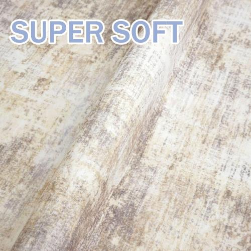 IOHOUZE Abstract Area Rugs 9x12 Ft Washable Large Rugs for Living Room, Non Slip Dining Room Rug, Printed Faux Wool Rugs for Bedroom, Floor Carpet for Office Nursery Playroom, Beige Brown