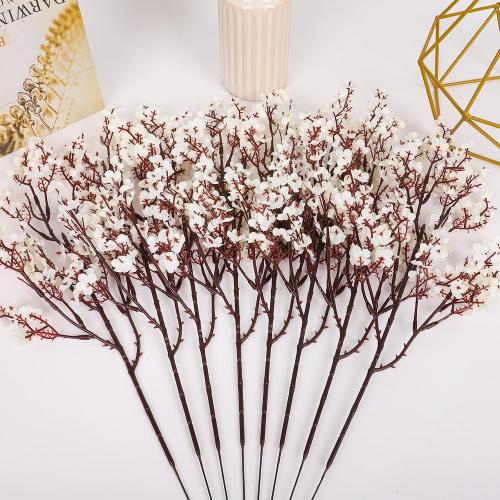 Babys Breath Artificial Flowers, 8 Bundles White Real Touch Fake Flowers Silk Flowers Bulk for Vase Home Office Wedding Spring Indoor Outdoor Centerpiece Table Party Decorations
