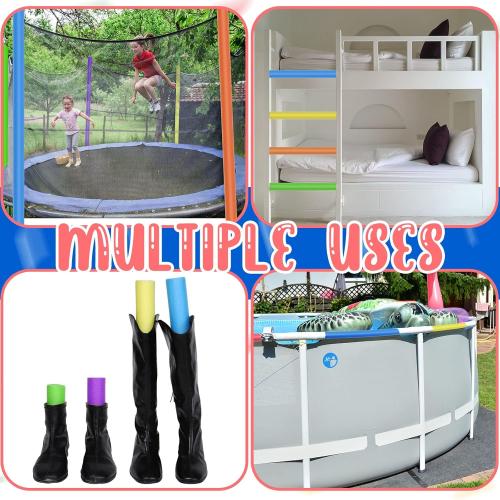 Hanaive 6 Pack Pool Noodles Swimming Floating Foam Tube 52 Inch Hollow Swim Noodles Bulk Floats Heavy Duty for Swimming Decoration Craft Projects Multi-Purpose