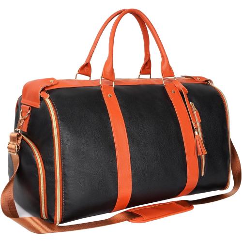 Luhxe Travel Convertible Carry On Garment Bag with Shoe Pouch & Detachable Shoulder Strap - Charcoal