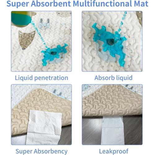 Dog Playpen Mat Carate Mat Puppy Pads,Personalized Dog Crate Pad,Anti-Slip Bottom[PLAYPEN NOT Included!!!] Reusable Whelping Playpen Crate Reusable Washable Pet Mattress Pads Pet Training Pads