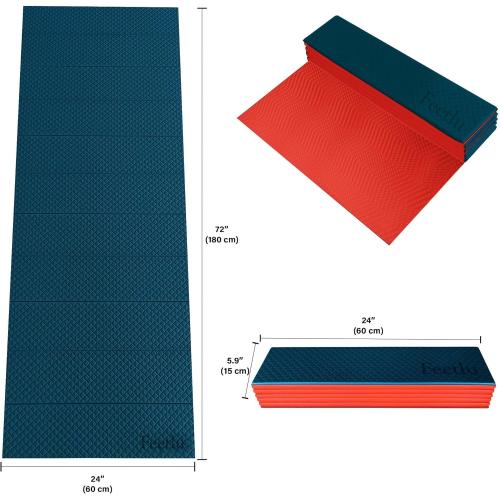Foldable Yoga Exercise Mat – Lightweight, Anti-Slip, and Easy to Store for Yoga, Pilates, Home Workouts, and Floor Exercises