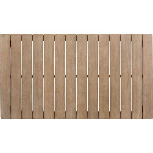 SAFAVIEH Couture Patio Martinique Natural Wood Outdoor Coffee Table