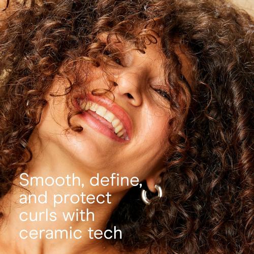 INFINITI PRO CONAIR Hair Dryer with Innovative Diffuser, Enhances Curls and Waves While Reducing Frizz, Dark Blue