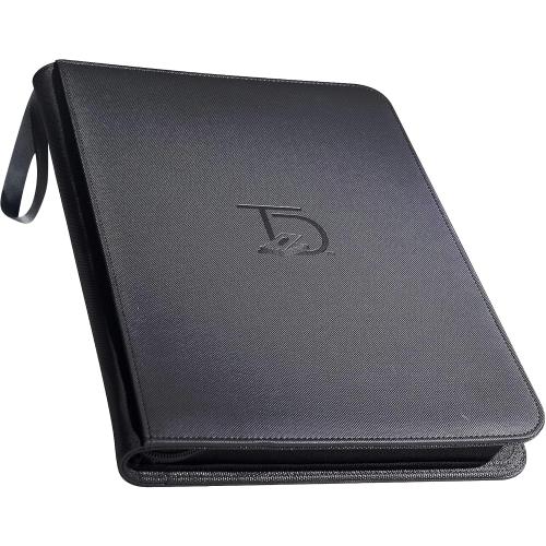 TopDeck Mini TopLoader Binder | Holds 96 Cards | 4 Pocket Trading Cards Album | Long Term Storage Binder | Side Load Sleeves | Pokemon/MTG/Yugioh/TCG Folder | Trading