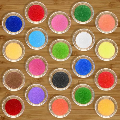 Sand for Sand Art [ 20 Colors: 15 lbs ] Colored Sands Bulk, Delightful Sands Art Fun for Crafts, Parties, Children, Nice Colorful Fun Sandy Crafts for Kids Age 3 , Non-Toxic, 20 Jars