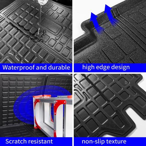 Rongtaod Floor Mats Compatible with 2021-2025 2026 Nissan Rogue Trunk Liner Cargo Mat Cargo Liner Back Seat Cover Protector 2024 Nissan Rogue Accessories (Floor Mats Backrest Mats Trunk Mat)