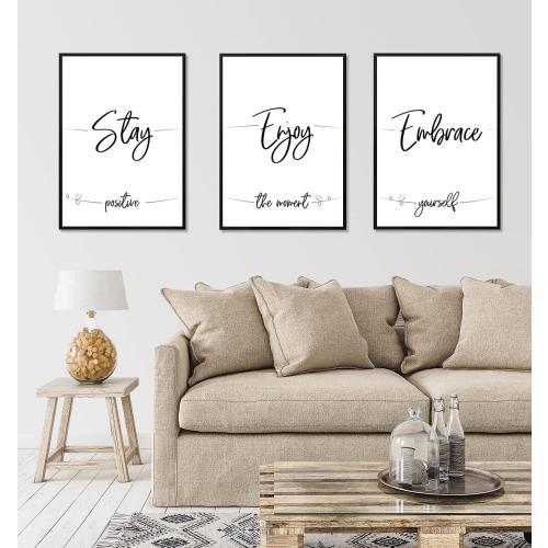 ELSKER&HOME 20x28 Frame, Picture Frame 3 Pack Black | Poster Frame 20x28 for Horizontal or Vertical Wall Mounting, Sturdy and Scratch-proof