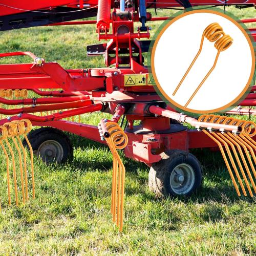 Size 16.5 x 3.50 tooth gap x 2.76 10 Pack Hay Rake Teeth Hay Tedder Tines Tedder Fluffer Tines Compatible with Rt5200 and More