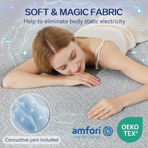 SINWEEK 2 Inch Mattress Topper Twin Size, Soft Memory Foam for Back Pain Relief, Breathable Bed Topper with Grey Cover, CertiPUR-US Certified