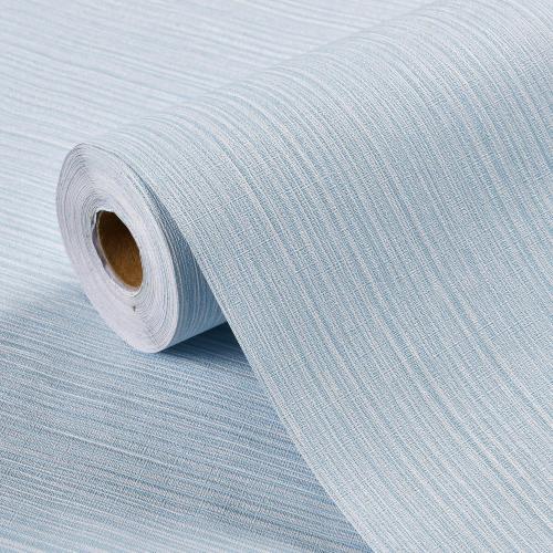 Haimin Grasscloth Wallpaper Textured 24in X 393in Fabric Contact Paper Light Blue Wall Paper Textured Linen Peel and Stick Self-Adhesive Thick Vinyl Embossed Film Wallpaper