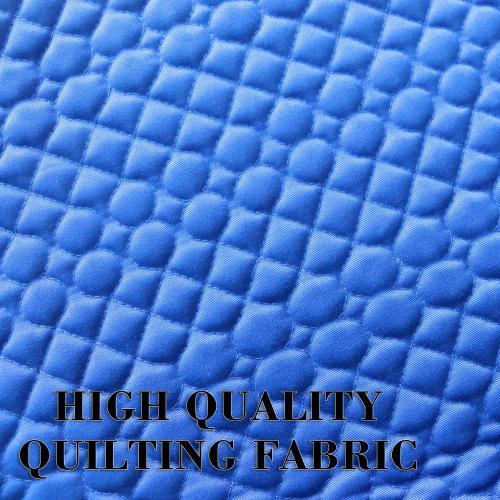 Woolous Dressage Saddle Pad, English Saddle Pad with Sheepskin Trim, Lambskin Wool Fleece Lining, Square Saddle Pad for Equestrian Riding, Comfortable & Shock Absorbing
