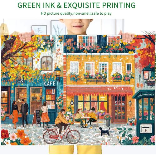 Jigsaw Puzzles for Adults 1000 Pieces, Interlock Perfectly No Dust, Impossible Difficult Hard Fun 1000 Piece Jigsaw Puzzles for Adults-1:1 Poster-Romantic Time