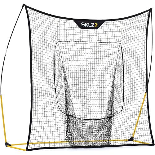 SKLZ Catapult Soft Toss Pitching Machine and Quickster Vault Net Bundle - Improve Your Batting and Fielding Skills with This Comprehensive Training Kit