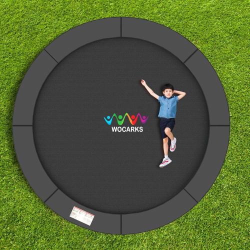 Trampoline Pad, 10ft 12ft 14ft Trampoline Replacement Safety Pad, Waterproof and Tear-Resistant Safety Spring Cover Round Frame Pad