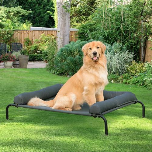 WESTERN HOME Cooling Elevated Dog Bed for Large Dogs,Outdoor Raised Dog Bed