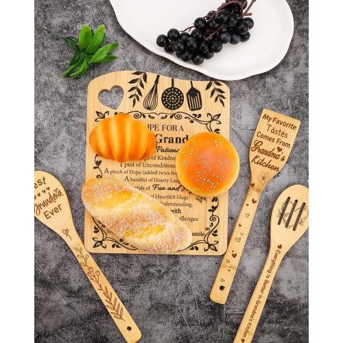 Grandma Gifts, Grandma Birthday Gifts from Grandkids Cutting Board Set Kitchen Valentines Day Gift for Grandmother Practical Gifts Christmas Birthday Mother's Day Gifts Idea for Nana Gigi