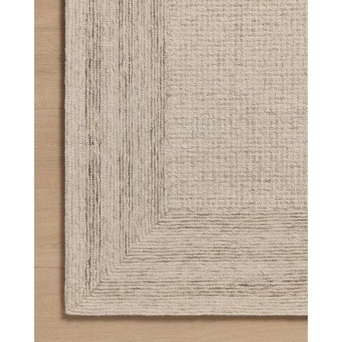 Loloi Amber Lewis Windsor Collection WIN-01 Ivory/Stone 2'-3 x 3'-9 Accent Rug