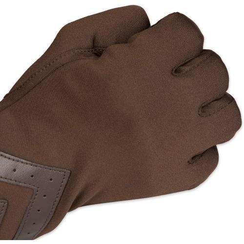 Size M/L...isotoner womens Spandex Touchscreen Cold Weather Gloves With Warm Fleece Lining and Chevron Details