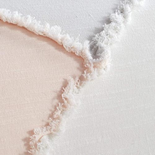 Peri Home 100% Cotton 3-Piece Comforter and Sham Set (Multi Colorblock Fringe, Full/Queen)