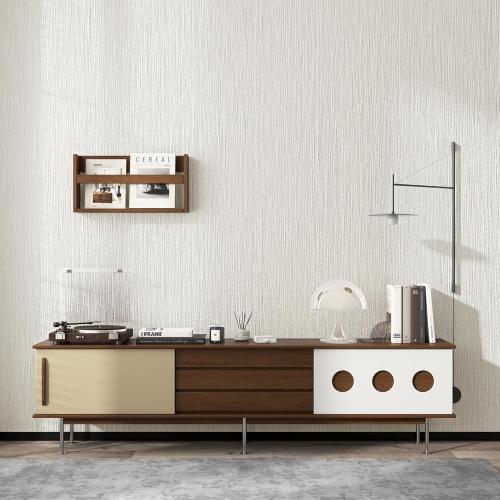 Peel and Stick Wallpaper, Grasscloth Textured, 24 x 394, Self-Adhesive Vinyl Linen Embossed Contact Paper for Walls, Cabinets, Bedroom (Ivory White)