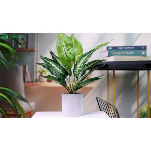 16 Small Fake Plants Artificial Tropical Faux Plants Indoor for Office Desk Shelf Bathroom Home Decor