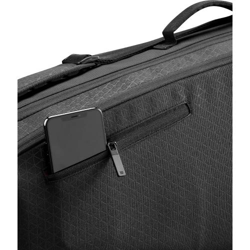 WILSON Clash V3 Super Tour Tennis Racket Bags - Black/Infrared