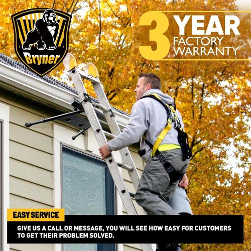 Ladder Stabilizer, Extension Ladder Stabilizer for Roof Wall Standoff Ladder Accessory Safety Stability Aviation Grade Aluminium, Adjustable Length 22-29.5In Ladder Stabilizer