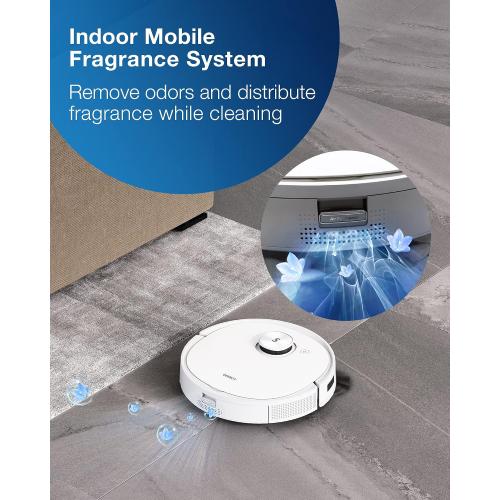 ECOVACS DEEBOT T9  Robot Vacuum and Mop Combo with Auto-Empty Station, Precision Laser Mapping, 3D Maps, Oscillating Mopping, 3000Pa Suction, Hands-Free Cleaning for Up to 60 days, Air Freshener,White‼️needs cleaning‼️