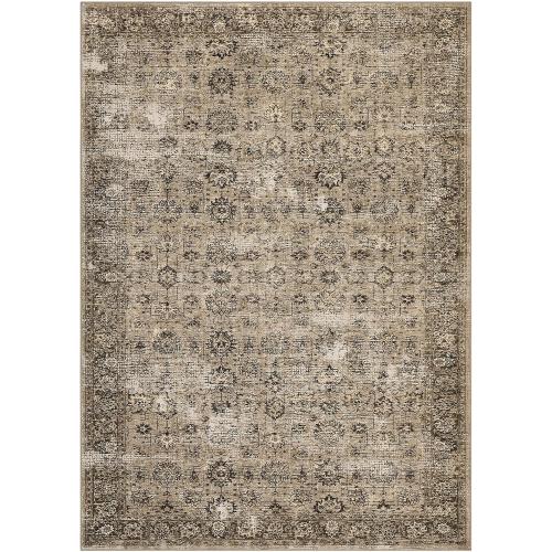 8x10  Washable Area Rugs color brown greyish