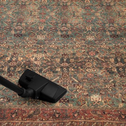 Keen Home Design 30x144 Rug - Machine Washable Runner with Non-Slip Backing, Ideal for Hallway, Entryway, Kitchen, Laundry Room - Vintage, Easy Clean, Durable, Low Pile Rug - (2'6 x 12')