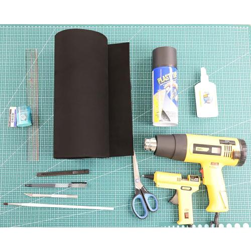 OISAKLD EVA Foam 2mm-10mm 13.7×39 Craft Foam Sheet 74 kg/m³ Cosplay Foam for Craft Model Cosplay 2mm