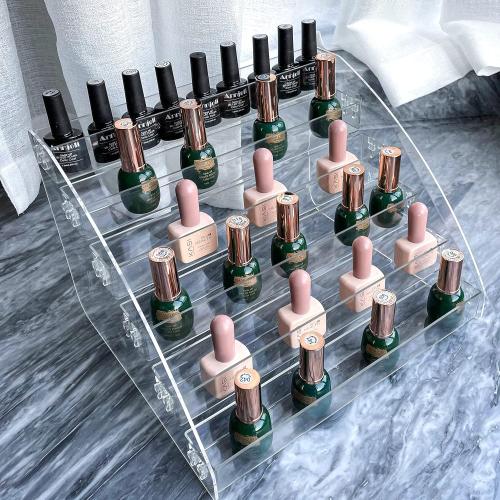 Sunglasses Organizer Clear Eyeglasses Display Case Sticker Display Tray For Glasses Tabletop Holder Stand (6 layer)