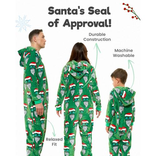 Size XL The Big Softy Family Christmas Onesies Adult & Kids - Christmas Onesies Pajamas - Christmas Kid & Adult Onesie Pajamas