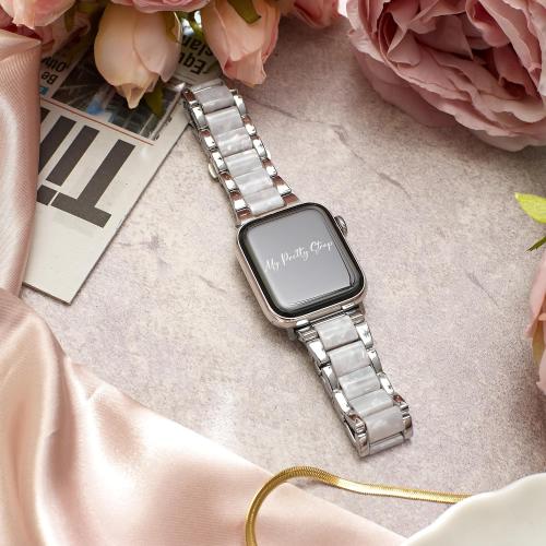 Compatible Apple Watch Band for Women, Stainless Steel- Fits Most Wrists