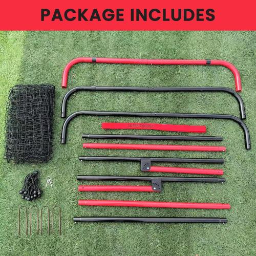 Size 4x7FT Color Black Volleyball Rebounder Net with 5 Adjustable Angles, Bounce Back Trainer for Passing, Serving & Hitting Practice, Ideal Volleyball Training Equipment for Backyard