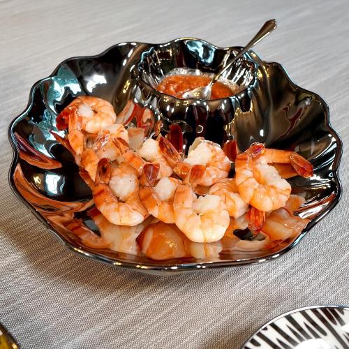 Certified International Chip and Dip, 12-inch Diameter, Silver Coast to of