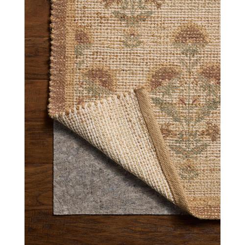 Loloi Chris Loves Julia Rue Collection RUE-01 Wheat/Sage 2'-3 x 3'-9 Accent Rug Jute Neutral Floral Living Room Bedroom Rug