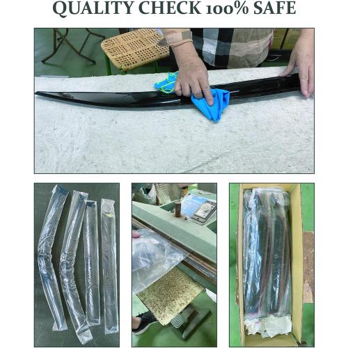 YW AUTO Out Channel Ventvisor/Window Deflectors/Window Visor | Fits 2018-2024 Camry, 4 pcs.
