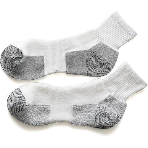 WANDER Men's Athletic Ankle Socks 3/8 Pairs Thick Cushion Running Socks for Men&Women Cotton Socks 6-9/9-12/12-15
