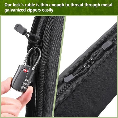 Color Black Shotgun Case with TSA locks, Rifle Case 52 Thick Padding, Gun Cases with Lockable Zippers and Adjustable Shoulder Strap