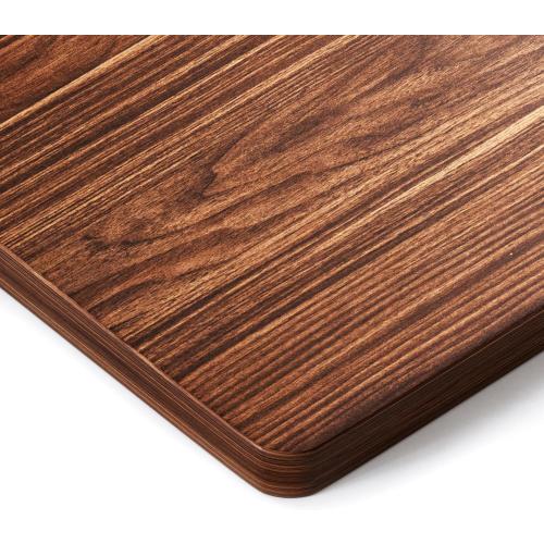 BIZUM Whole-Piece Particle Board Table Top Wood Countertop for Standing Desk DIY, 63x28x1 Inch Walnut Desk Top