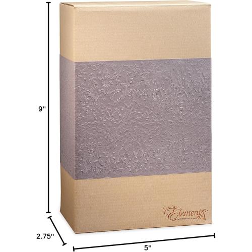 Pavilion Gift Company Elements 9-Inch Sympathy Angel Holding Star, Stars in The Sky - Gray