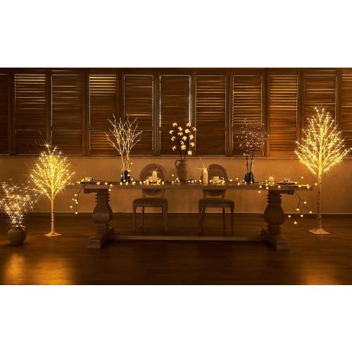 LITBLOOM Lighted Twig Birch Tree with Fairy Lights 6FT 330 LED for Indoor Outdoor Home and Christmas Holiday Decoration