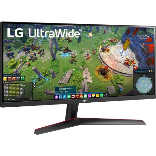 LG 29WP60G-B UltraWide Monitor 29 21:9 FHD (2560 x 1080) IPS Display, sRGB 99% Color Gamut, HDR 10, USB Type-C Connectivity, 3-Side Virtually Borderless Display - Black